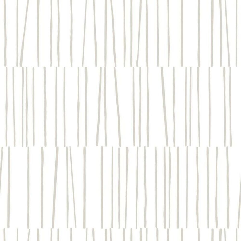 Tempaper & Co. 28 sq ft Shift by Bobby Berk Peel and Stick Wallpaper White/Gray